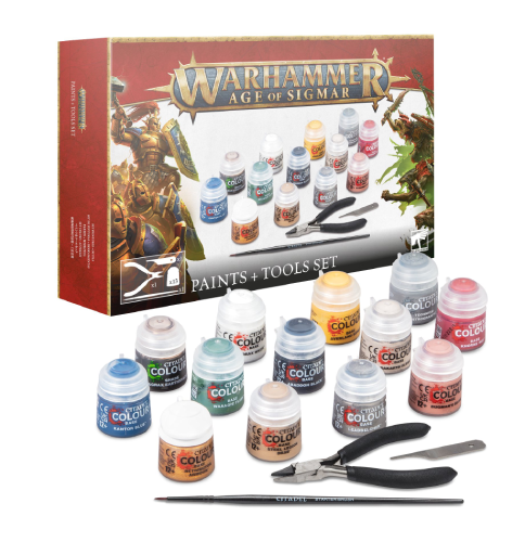 AGE OF SIGMAR PAINT + TOOLS KIT (2024)